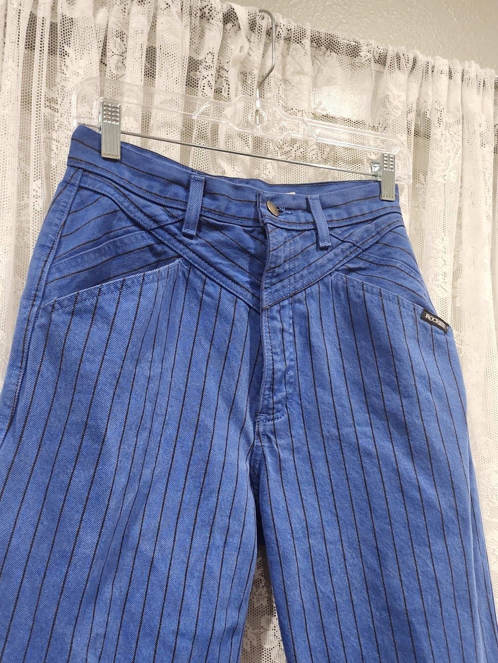 VINTAGE ROCKIES PINSTRIPE JEANS - Picture 2 of 14